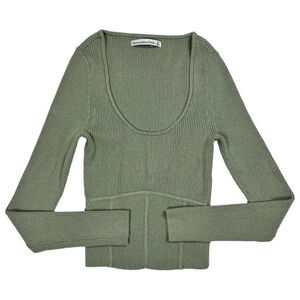 Abercrombie & Fitch Scoop Neck Long Sleeve Sweater